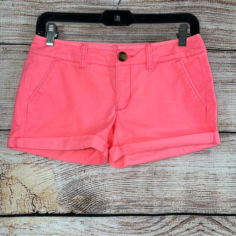 NWT AE MIDI Pink Stretch Shorts